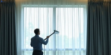 Commercial curtain steam cleaning service barrabool-vic hotels offices